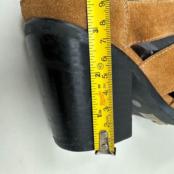 Jeffrey Campbell Caceres Ankle Boots Brown Size 8 - Picture 15 of 16